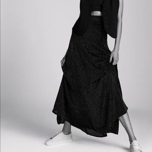 Zara limited edition velvet skirt AW 20/21